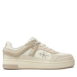 Снимка на Сникърси Calvin Klein Jeans Basket Cup Low Laceup Lth Ml Mtr YM0YM00994 Бежов