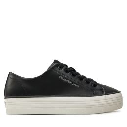 Снимка на Сникърси Calvin Klein Jeans Bold Vulc Flatf Low Lth In YW0YW01633 Черен