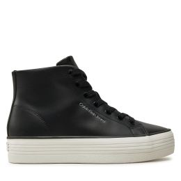 Снимка на Сникърси Calvin Klein Jeans Bold Vulc Flatf Mid Lth In YW0YW01634 Черен