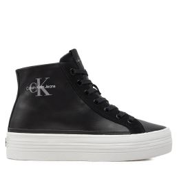 Снимка на Сникърси Calvin Klein Jeans Bold Vulc Flatf Mid Mix Ml Mtr YW0YW01491 Черен