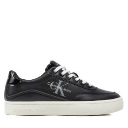 Снимка на Сникърси Calvin Klein Jeans Classic Cupsole Low Lace Lth Ml YW0YW01527 Черен