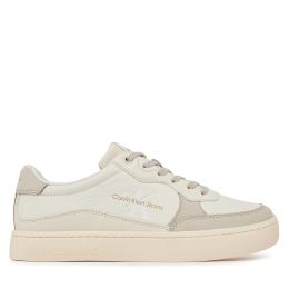 Снимка на Сникърси Calvin Klein Jeans Classic Cupsole Low Lth Ml Fad YM0YM00885 Бежов