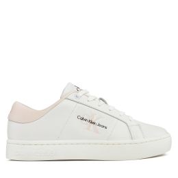 Снимка на Сникърси Calvin Klein Jeans Classic Cupsole Lowlaceup Lth Wn YW0YW01444 Бял