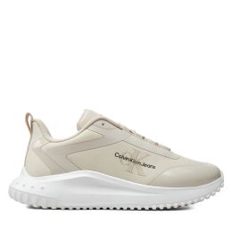 Снимка на Сникърси Calvin Klein Jeans Eva Runner Low Lace Mix Ml Wn YW0YW01442 Бежов