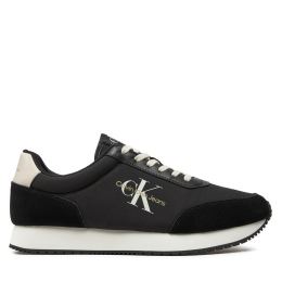 Снимка на Сникърси Calvin Klein Jeans Retro Runner Low Mix Mtl YM0YM01032 Черен