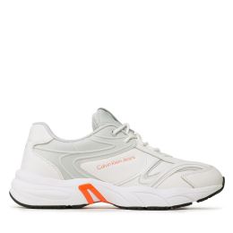 Снимка на Сникърси Calvin Klein Jeans Retro Tennis High/Low Frequency YM0YM00637 Бял