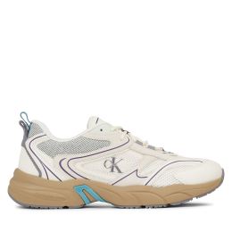 Снимка на Сникърси Calvin Klein Jeans Retro Tennis Su-Mesh Wn YM0YM00589 Бял