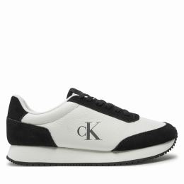 Снимка на Сникърси Calvin Klein Jeans Runner Laceup Low Mix Mg YW0YW01798 Бял