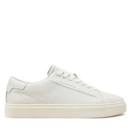 Снимка на Сникърси Calvin Klein Low Top Lace Up Lth HM0HM01516 Бял