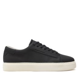 Снимка на Сникърси Calvin Klein Low Top Lace Up Lth HM0HM01516 Черен