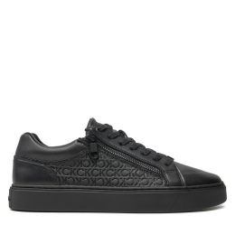 Снимка на Сникърси Calvin Klein Low Top Lace Up W/ Zip Mono HM0HM01496 Черен