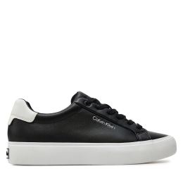 Снимка на Сникърси Calvin Klein Vulcanized Lace Up Lth HW0HW02037 Черен