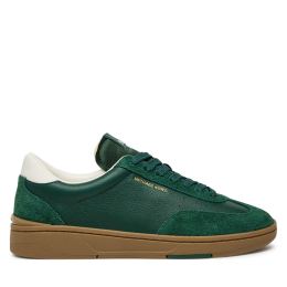 Снимка на Сникърси MICHAEL Michael Kors Wilton Leather and Suede Sneaker 42F4WLFS1L Зелен