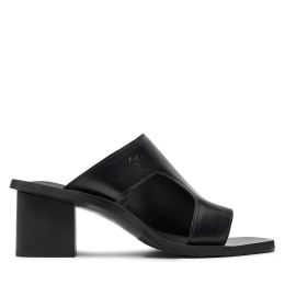 Снимка на Чехли Calvin Klein Jeans 5 Heel Sandal Lh Mg Mtl YW0YW01500 Черен