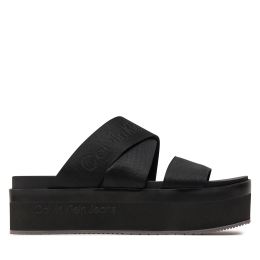 Снимка на Чехли Calvin Klein Jeans Flatform Sandal Webbing In Mr YW0YW01361 Черен