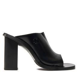 Снимка на Чехли Calvin Klein Jeans Heel Sandal Lth Mg Mtl YW0YW01499 Черен