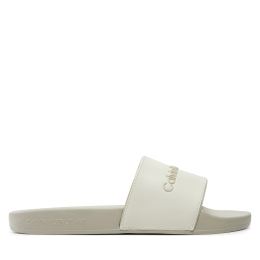 Снимка на Чехли Calvin Klein Jeans Slide Instituitional Mtr YW0YW01508 Екрю