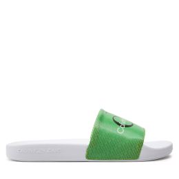 Снимка на Чехли Calvin Klein Jeans Slide Lenticular Ml Wn YW0YW01403 Зелен