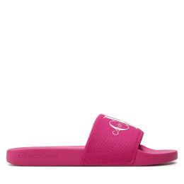 Снимка на Чехли Calvin Klein Jeans Slide Monogram Co YW0YW00103 Розов