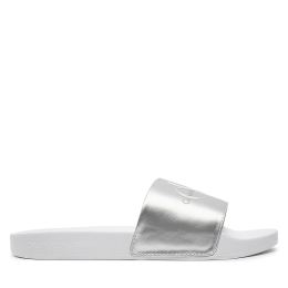 Снимка на Чехли Calvin Klein Jeans Slide Ny Pearl YW0YW01243 Сребрист