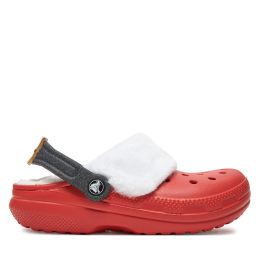 Снимка на Чехли Crocs Classic Lined Santa Clog 210933 Червен