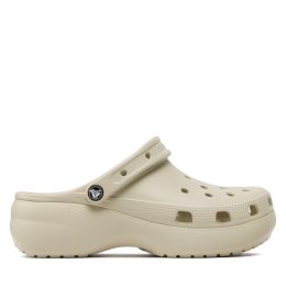 Снимка на Чехли Crocs Classic Platform Clog W 206750 Бежов