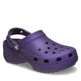 Снимка на Чехли Crocs Classic Platform Glitter Clog W 207242 Виолетов