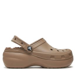 Снимка на Чехли Crocs Classic Platform Lined Clog W 207938 Кафяв