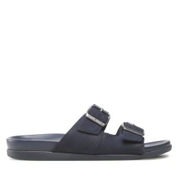 Снимка на Чехли Tommy Hilfiger Hilfiger Nubuck Buckles Sandal FM0FM04459 Тъмносин