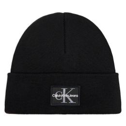 Снимка на Шапка Calvin Klein Jeans Mono Logo Patch Beanie K50K512148 Черен