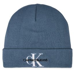 Снимка на Шапка Calvin Klein Jeans Monologo Embro Beanie K50K511160 Тъмносин