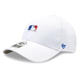 Снимка на Шапка с козирка 47 Brand MLB Batter Man Logo Base Runner Snap '47 MVP MLB-BRMPS01WBP-WH Бял