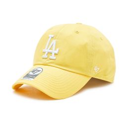 Снимка на Шапка с козирка 47 Brand MLB Los Angeles Dodgers '47 CLEAN UP B-RGW12GWSNL-MZB Жълт