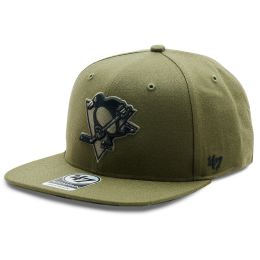 Снимка на Шапка с козирка 47 Brand NHL Pittsburgh Penguins Ballpark Camo '47 CAPTAIN H-BCAMO15WBP-SW Зелен