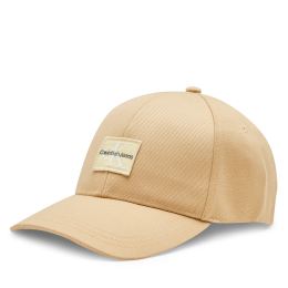 Снимка на Шапка с козирка Calvin Klein Jeans Mono Logo Patch Cap K60K612381 Бежов