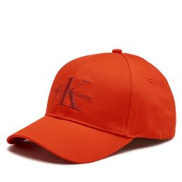 Снимка на Шапка с козирка Calvin Klein Jeans Monogram Cap K60K610280 Червен