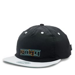 Снимка на Шапка с козирка Puma SWxP Relaxed Flatbrim Cap 024383 Черен