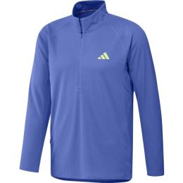 Снимка на adidas ADIZERO RUNNING QUARTER-ZIP LONG SLEEVE Мъжка тениска за бягане, тъмносин, размер