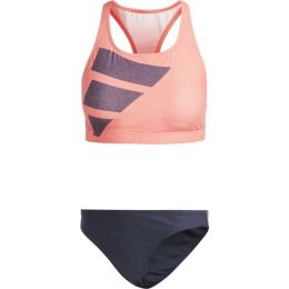 Снимка на adidas BIG BARS BIKINI Дамски бански костюм от две части, цвят сьомга, размер