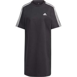 Снимка на adidas ESSENTIALS 3-STRIPES SINGLE JERSEY BOYFRIEND Дамска рокля, черно, размер