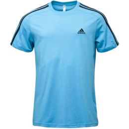 Снимка на adidas ESSENTIALS SINGLE JERSEY 3-STRIPES Мъжка тениска, синьо, размер