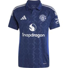 Снимка на adidas MANCHESTER UNITED FC AWAY JERSEY Мъжка футболна фланелка, тъмносин, размер