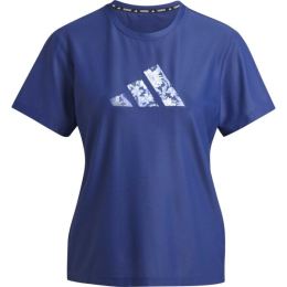 Снимка на adidas RUNNING SUPERNATURAL GRAPHIC T-SHIRT Дамска тениска за бягане, синьо, размер