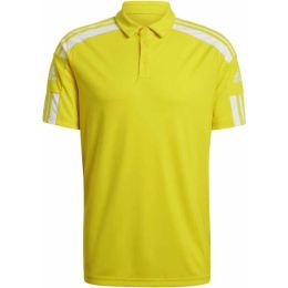 Снимка на adidas SQ21 POLO Мъжка тениска с яка, жълто, размер