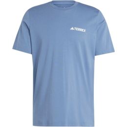 Снимка на adidas TERREX MOUNTAIN TEE Мъжка тениска, синьо, размер