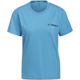 Снимка на adidas TERREX TEE Дамска outdoor тениска, синьо, размер