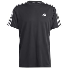 Снимка на adidas TRAIN ESSENTIALS 3-STRIPES TEE Мъжка тениска за тренировка, черно, размер