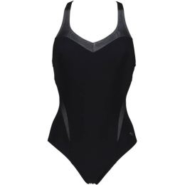 Снимка на Arena ISABEL LIGHT CROSS BACK ONE PIECE Дамски бански костюм, черно, размер