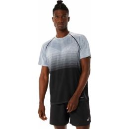 Снимка на ASICS SEAMLESS TOP Мъжка спортна тениска, черно, размер