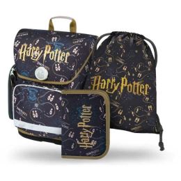 Снимка на BAAGL 3 SET ERGO HARRY POTTER POBERTŮV PLÁNEK Ученически комплект, тъмносин, размер